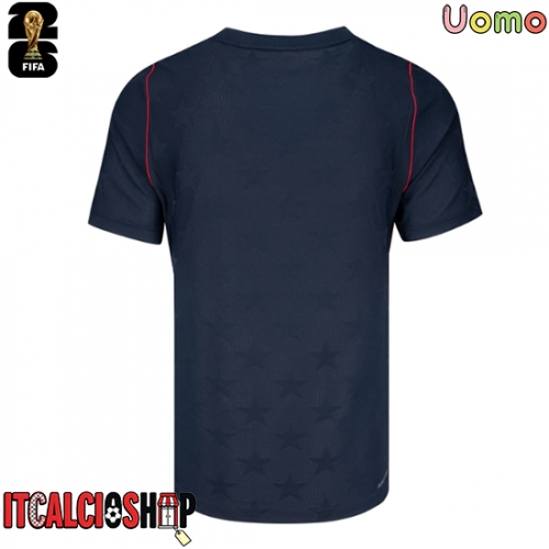 Stati Uniti Seconda Maglia Mondiali 2026 Manica Corta